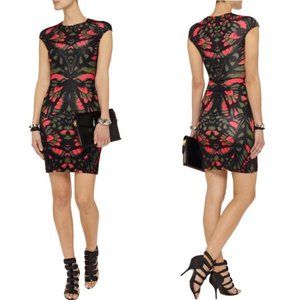 McQ Alexander McQueen Butterfly Bodycon Dress